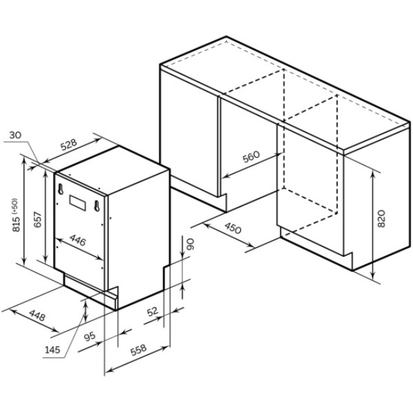 Посудомоечная машина LEX PM 4563 B CHMI000301