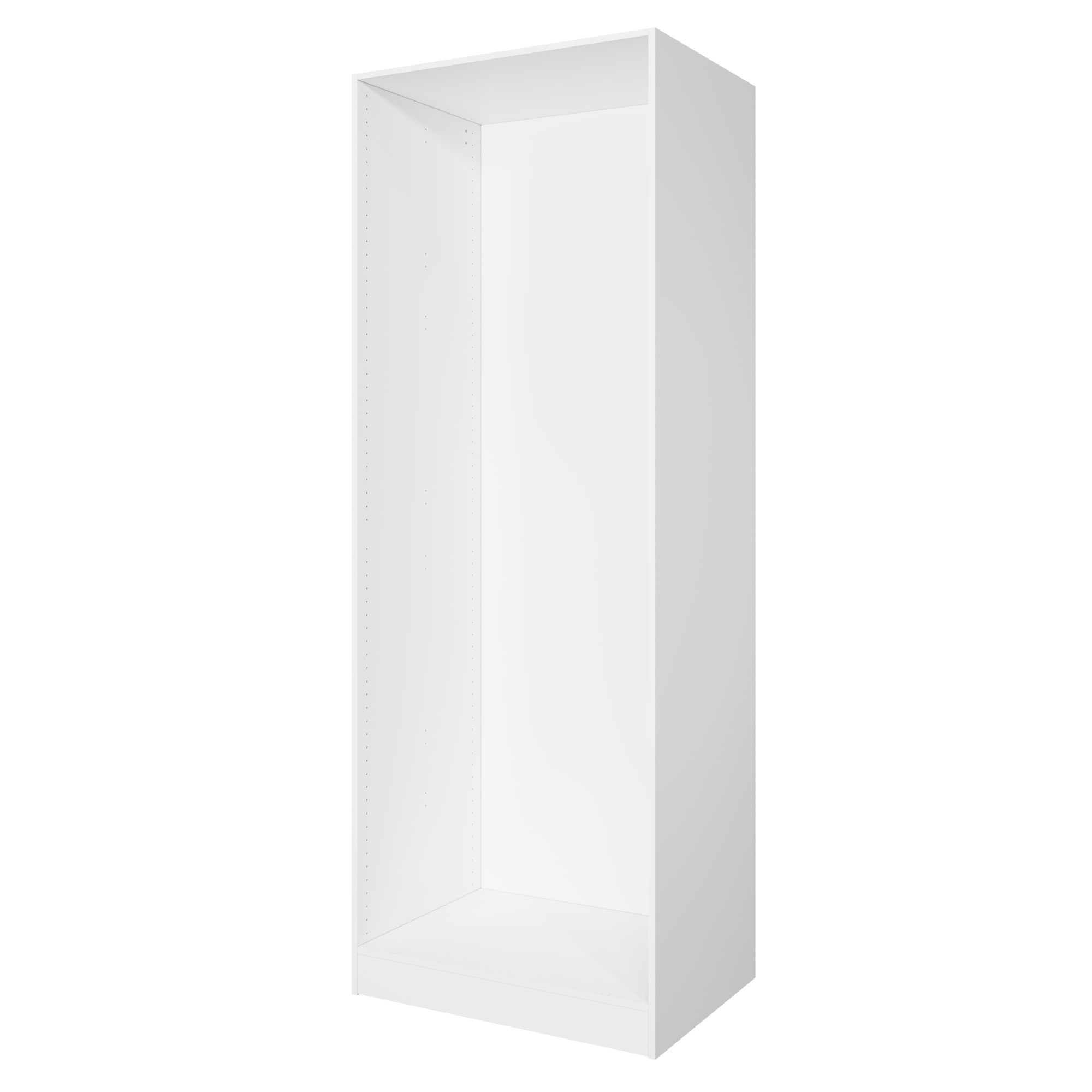 Корпус шкафа шириной 80 см, ЛДСП Белый, 220х80х58