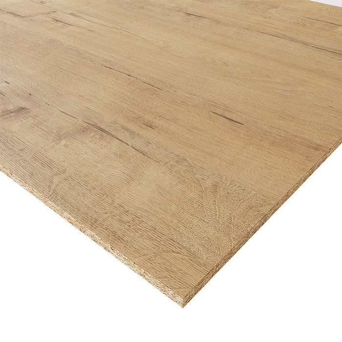 Стеновая панель Дуб Банратти 300х60х1 см, HPL-пластик, цвет светло-коричневый