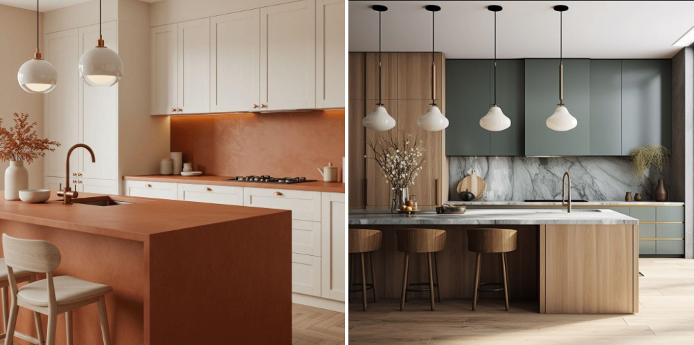 Кухни темных цветов