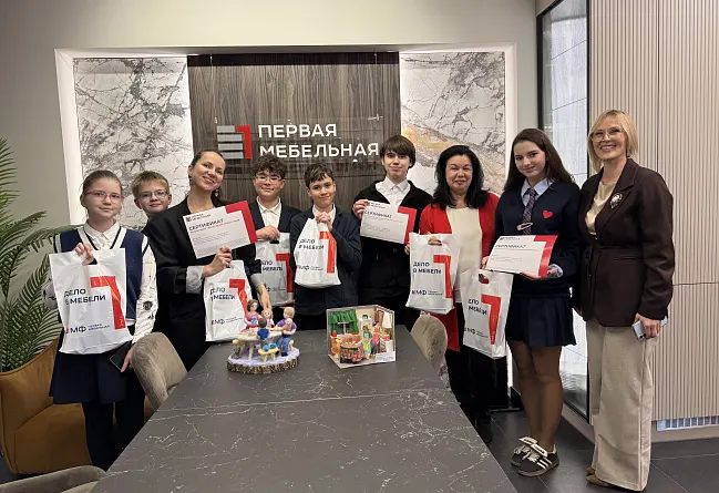 Первая мебельная вручила призы победителям детского конкурса «Кухня — сердце семьи»
