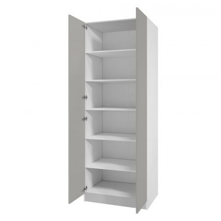 Корпус шкафа шириной 80 см, ЛДСП Белый, 220х80х58