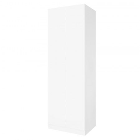 Дверь 230х40 для распашного шкафа шириной 80 см, ЛДСП цвет Белый перламутр