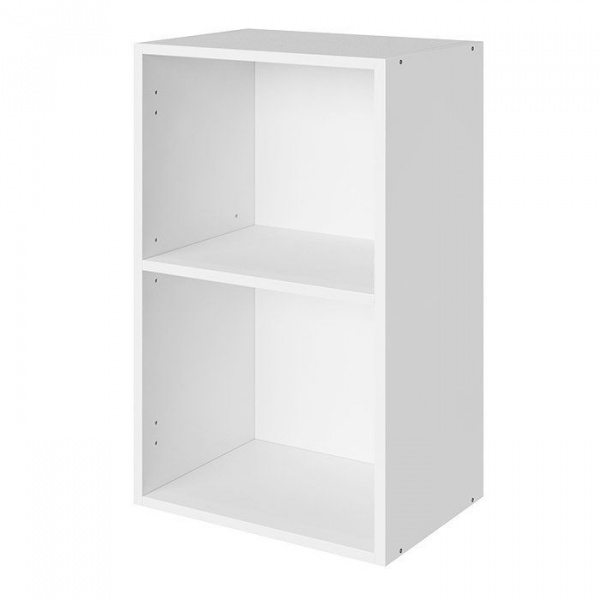 Корпус навесного шкафа ЛАЙТ под одну дверь ЛДСП белый 72х45х32 см