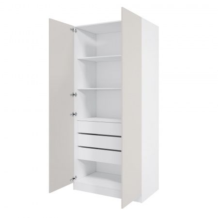 Дверь 210х50 для распашного шкафа шириной 100 см, ЛДСП цвет Кашемир