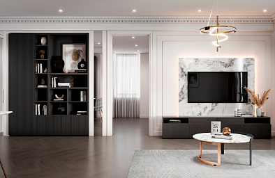 Мебель для гостиной ТЕМПО эмаль