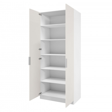 Шкаф 2-дверный распашной ЛАЙТ К3, 240х100х42, ЛДСП, Кашемир, с полками