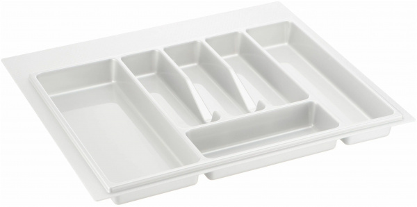 Лоток для столовых приборов 60 см цвет белый