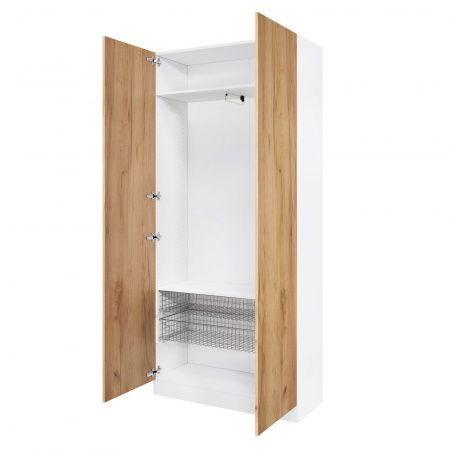 Корпус шкафа шириной 100 см, ЛДСП Белый, 220х100х40