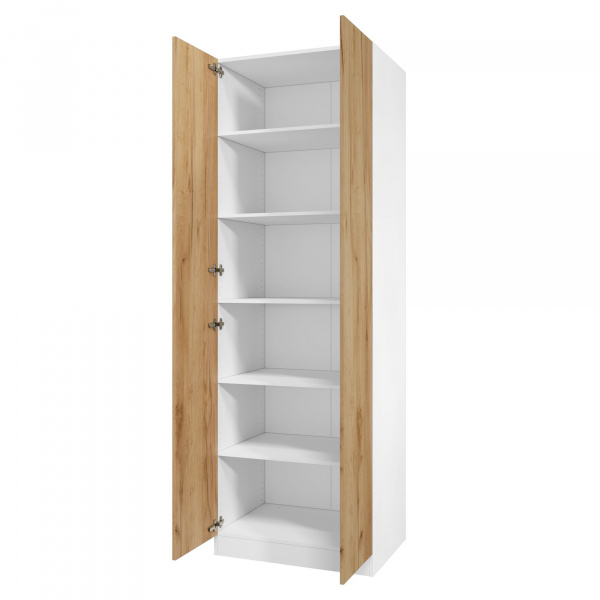 Дверь 230х40 для распашного шкафа шириной 80 см, ЛДСП цвет Дуб золотой