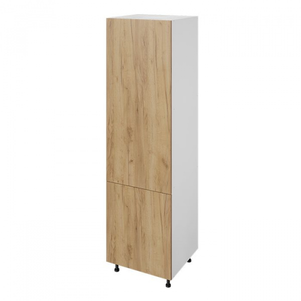 Модуль пенала 204х60х56 см ЛАЙТ Дуб золотой с двумя дверьми для кухни