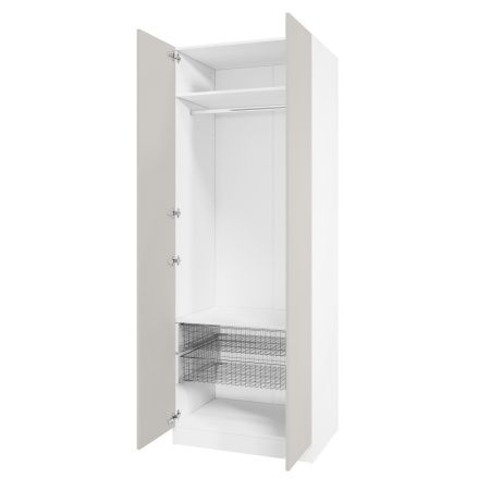 Дверь 210х40 для распашного шкафа шириной 80 см, ЛДСП цвет Кашемир