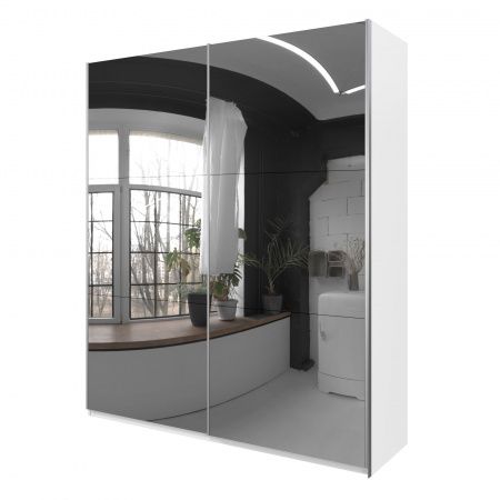 Корпус шкафа шириной 80 см, ЛДСП Белый, 220х80х58