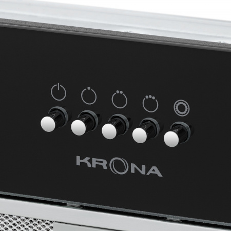 Вытяжка KRONA KATE 600 GLASS BLACK PB K (КА-00005278)