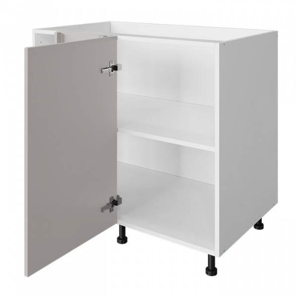 Модуль напольный угловой 72х90х53,5 см ЛАЙТ Шиншилла серая с одной дверью для кухни