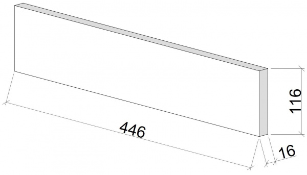 Фальшфасад для шкафа ЛАЙТ под духовой шкаф ЛДСП 11,6х44,6 см ЛДСП цвет Скандинавское белое дерево