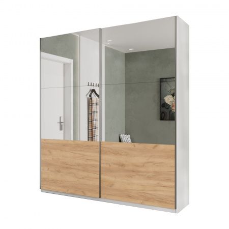 Корпус шкафа шириной 80 см, ЛДСП Белый, 220х80х58