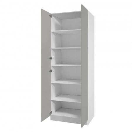 Корпус шкафа шириной 80 см, ЛДСП Белый, 220х80х58