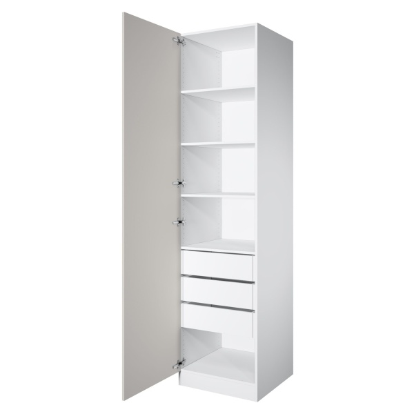 Дверь 230х60 для распашного шкафа шириной 60 см, ЛДСП цвет Кашемир