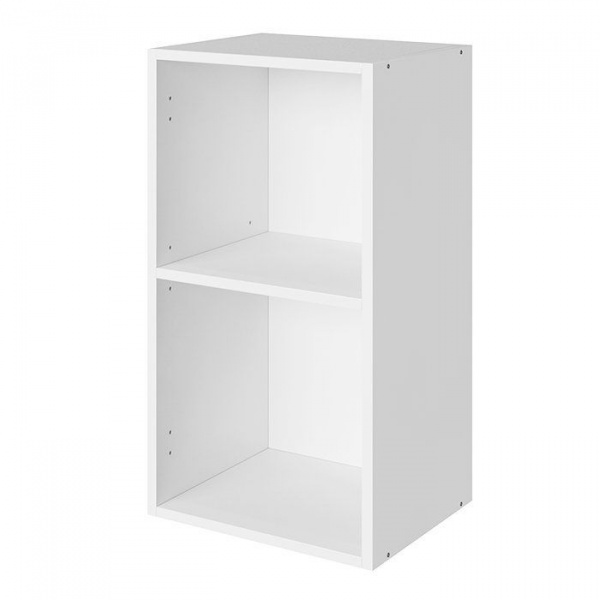 Корпус навесного шкафа ЛАЙТ под одну дверь ЛДСП белый 72х40х32 см