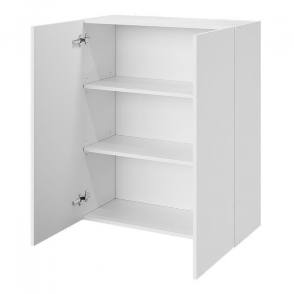 Модуль навесной 96х80х32 см ЛАЙТ Белый перламутр с двумя дверьми для кухни