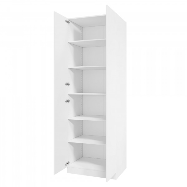 Дверь 230х40 для распашного шкафа шириной 80 см, ЛДСП цвет Белый перламутр