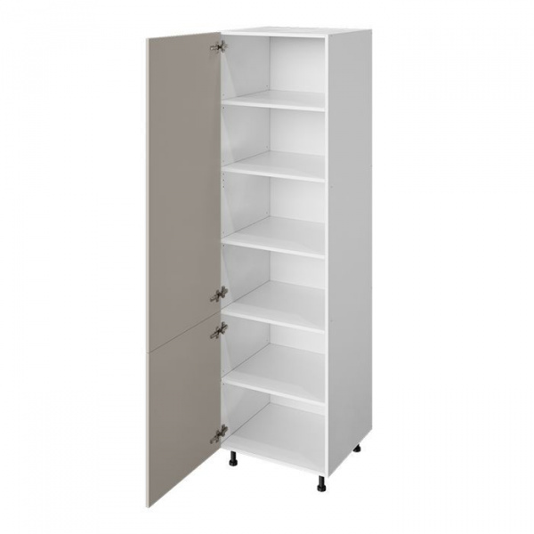 Модуль пенала 204х60х56 см ЛАЙТ Кашемир с двумя дверьми для кухни