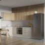 Кухонный гарнитур 214x140х275x60 см, ЛДСП, цвет Дуб Золотой/Кашемир, 13 секций