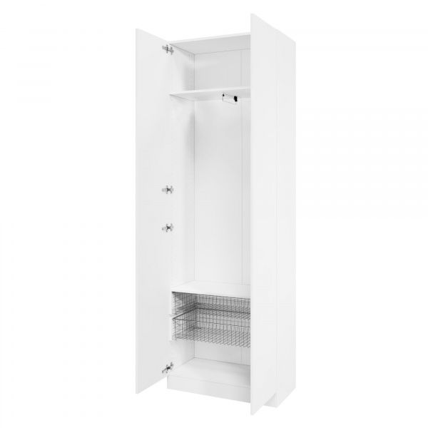 Корпус шкафа шириной 80 см, ЛДСП Белый, 240х80х40
