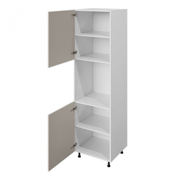 Модуль пенала 204х60х56 см ЛАЙТ Кашемир для духового шкафа с двумя дверьми для кухни