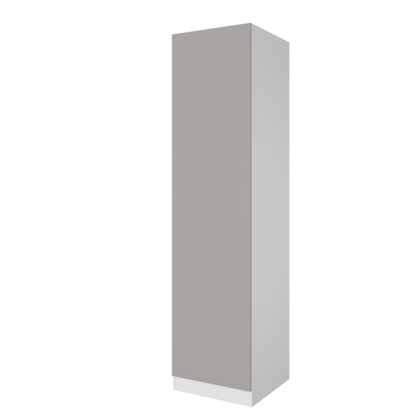 Дверь 230х60 для распашного шкафа шириной 60 см, ЛДСП цвет Шиншилла серая