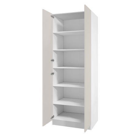 Дверь 210х40 для распашного шкафа шириной 80 см, ЛДСП цвет Кашемир