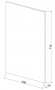 Дверь для шкафа ЛАЙТ 71,6х39,6 см ЛДСП цвет Белый перламутр