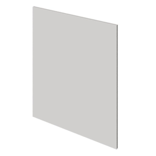 Дверь для встраиваемой посудомоечной машины 60 см (без петель) 71,6х59,6 см ЛДСП цвет Шиншилла серая