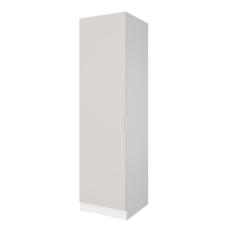 Шкаф 1-дверный ЛАЙТ К1, 240х60х42, ЛДСП, Кашемир, с ящиками и полками