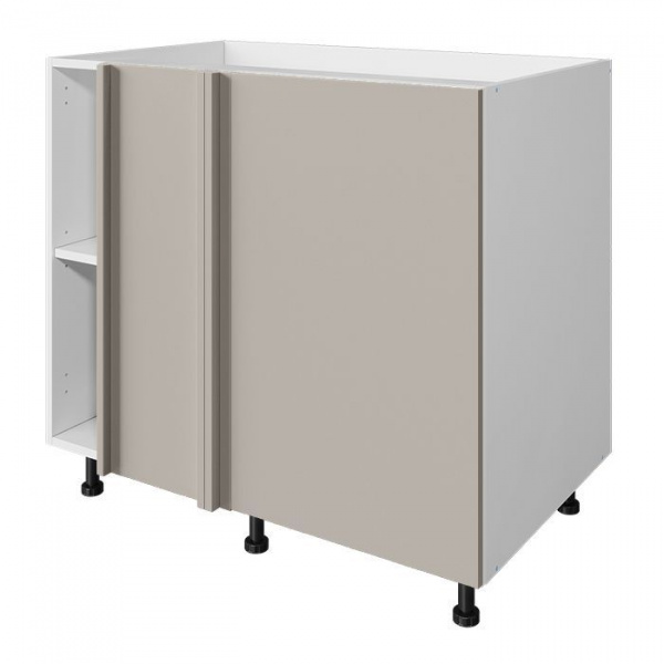 Модуль напольный угловой 72х90х53,5 см ЛАЙТ Кашемир под мойку с одной дверью для кухни