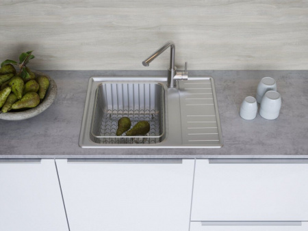 Мойка Omoikiri Sagami 63-IN унив./нерж.сталь, оборачиваемая (4993732) (Комплект выпуска арт. 4956482)