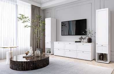 Мебель для гостиной ФРЕСКО ЭМАЛЬ