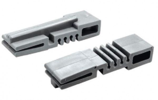 Корзина выдвижная 19х71х50, для шкафа шириной 80 см, цвет серебристый металлик