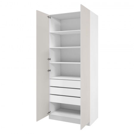 Дверь 230х50 для распашного шкафа шириной 100 см, ЛДСП цвет Кашемир