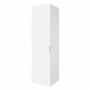 Шкаф 1-дверный ЛАЙТ К1, 220х60х42, ЛДСП, Белый перламутр, с ящиками и полками