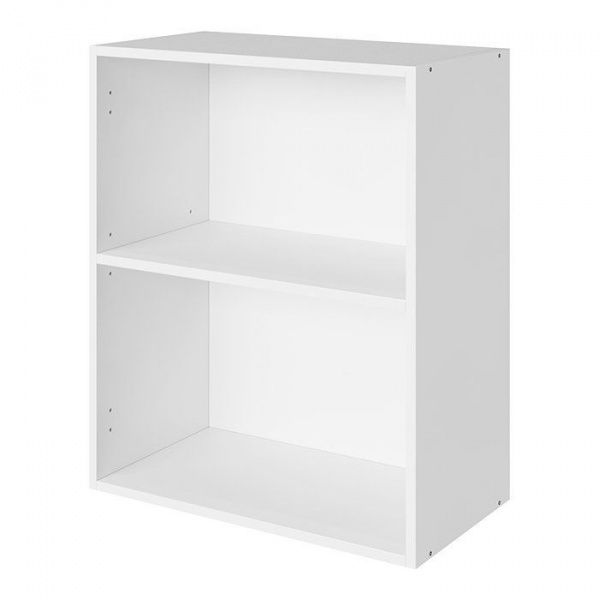 Корпус навесного шкафа ЛАЙТ под две двери ЛДСП белый 72х60х32 см