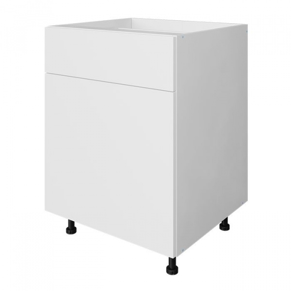 Модуль напольный 72х60х53,5 см ЛАЙТ Белый перламутр с одним ящиком и одной дверью для кухни