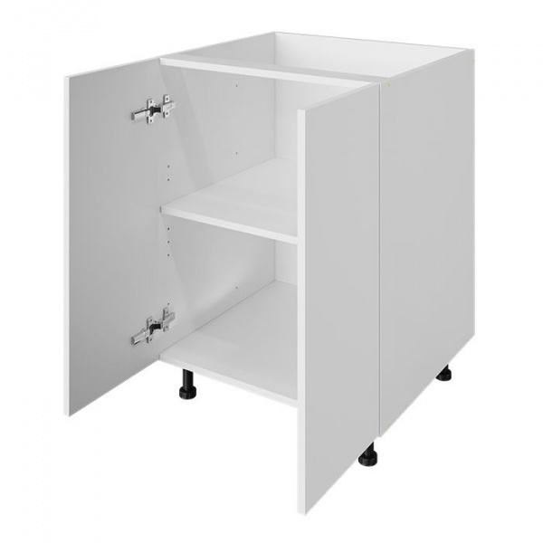 Модуль напольный 72х60х53,5 см ЛАЙТ Белый перламутр с двумя дверьми для кухни