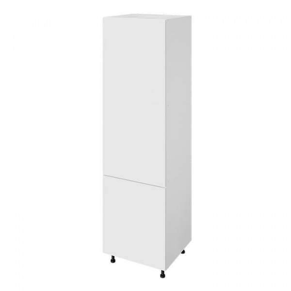 Модуль пенала 204х60х56 см ЛАЙТ Белый перламутр с двумя дверьми для кухни