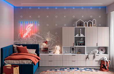 Мебель для детской ТЕМПО ЭМАЛЬ