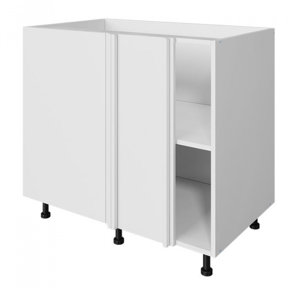 Модуль напольный угловой 72х90х53,5 см ЛАЙТ Белый перламутр под мойку с одной дверью для кухни