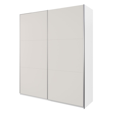 Шкаф-купе ЛАЙТ Е1, 240х200х58, ЛДСП, Кашемир, с ящиками, полками и штангами