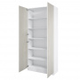 Корпус шкафа шириной 100 см, ЛДСП Белый, 220х100х40
