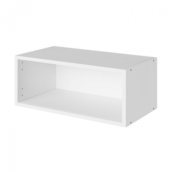 Модуль антресоли на пенал 24х60х56 см ЛАЙТ Белый перламутр с одной дверью открывающиеся наверх для кухни